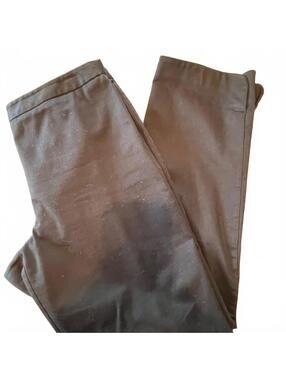 LOFT Women's Black Chinos Casual Stretch Pants Minimalist Style
